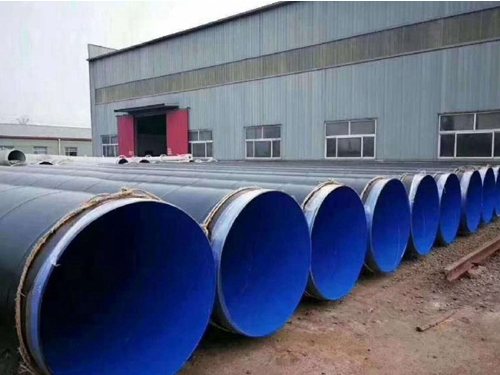 Outer PE inner EP plastic coated composite steel pipe