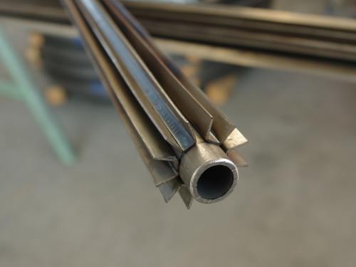 ¿Para qué se utiliza un tubo aleteado?